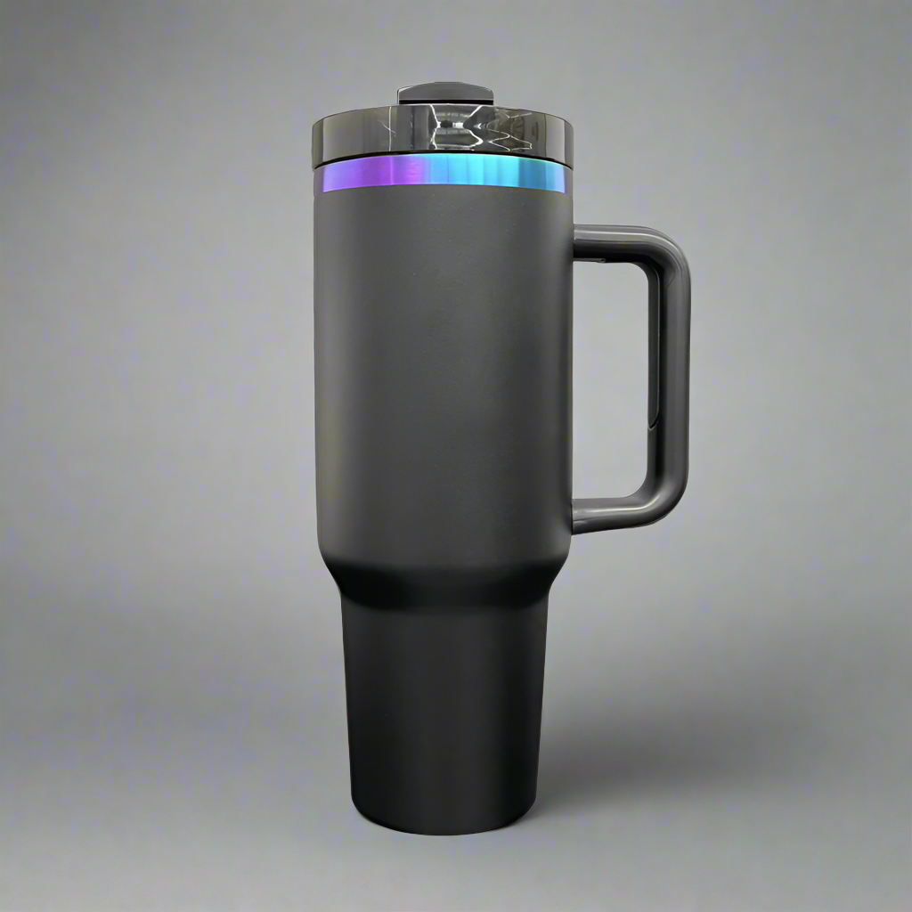 40oz Chroma Plated Tumbler - Black