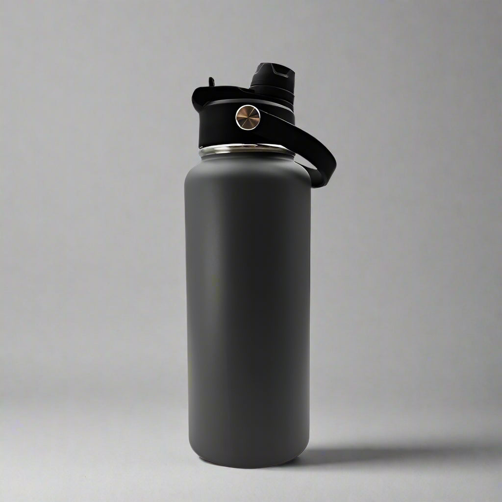 32oz Sports Water Bottle - Charcoal