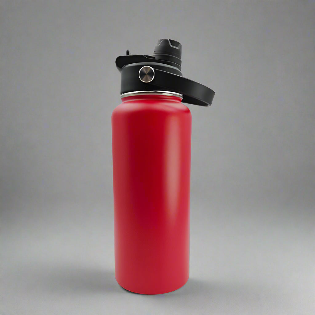 32oz Sports Water Bottle - Red