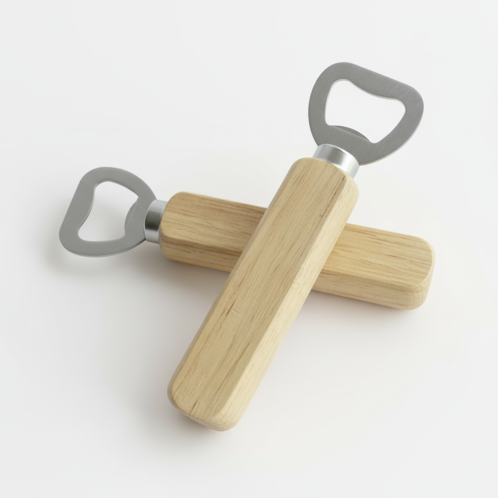 Wooden Handle Bottle Opener