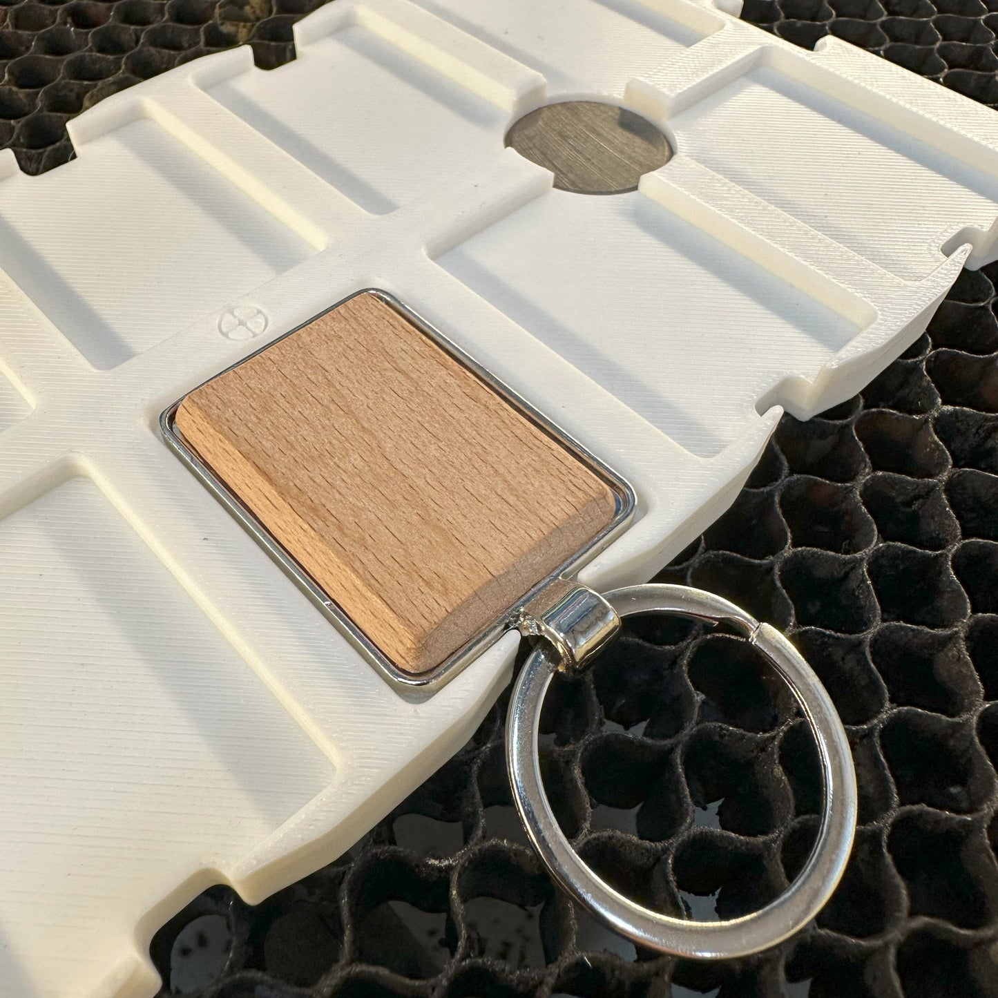 Rectangle Keychain Laser Engraving Jig