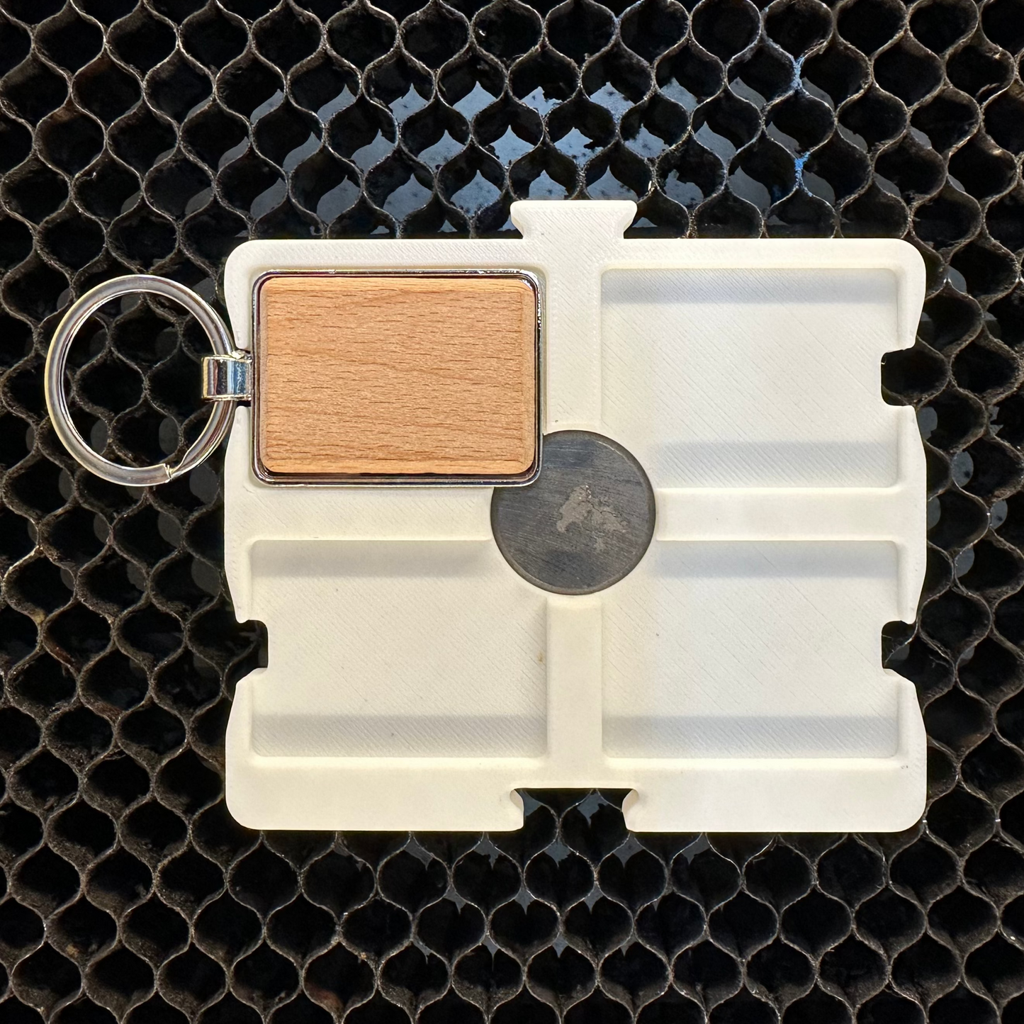 Rectangle Keychain Laser Engraving Jig