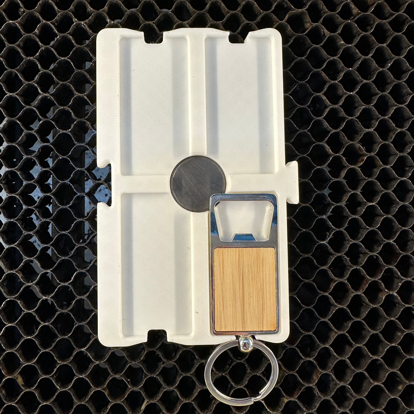 Bottle Opener Keychain Laser Engraving Jig