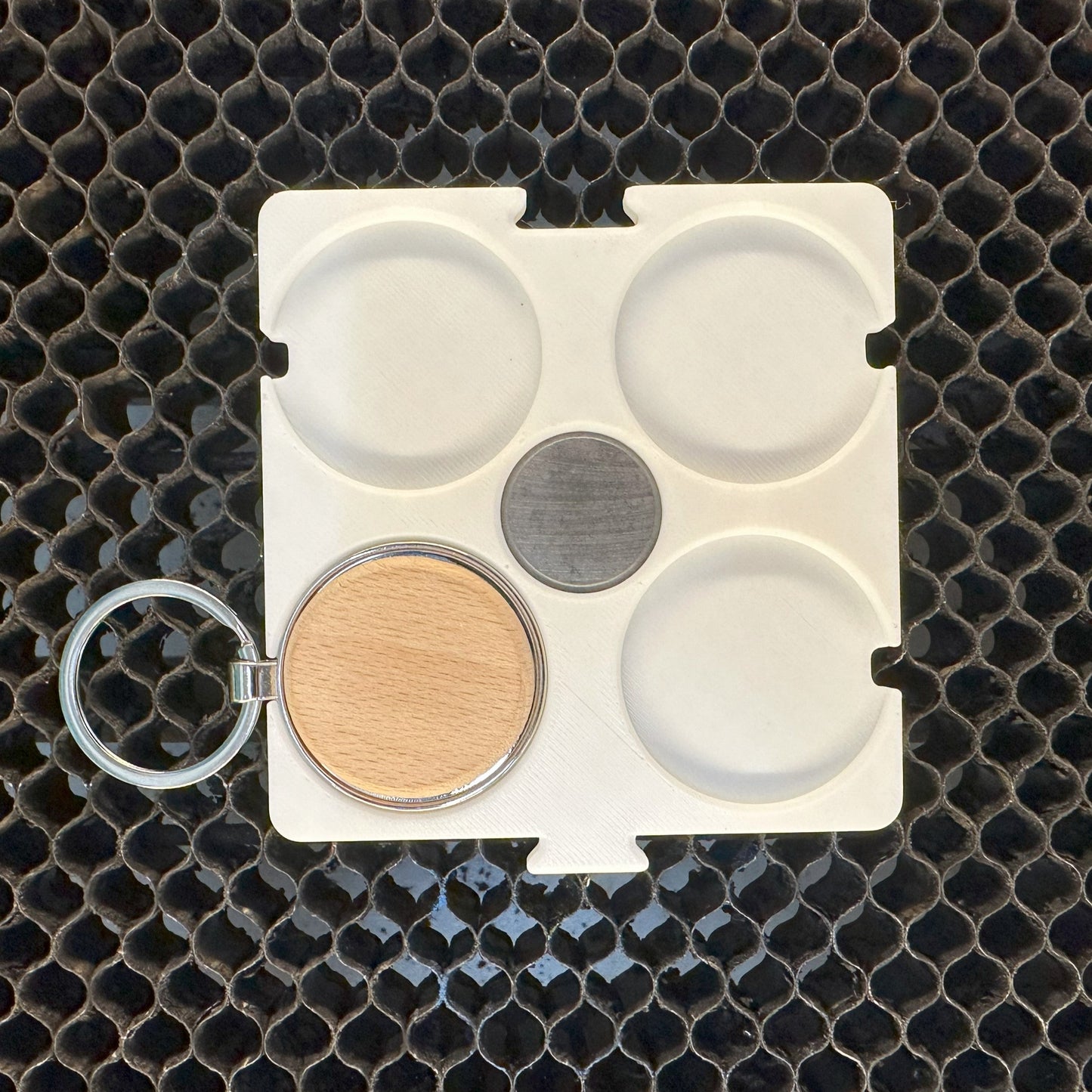 Circle Keychain Laser Engraving Jig