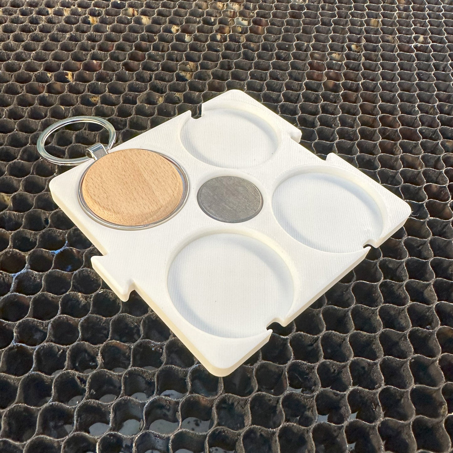 Circle Keychain Laser Engraving Jig