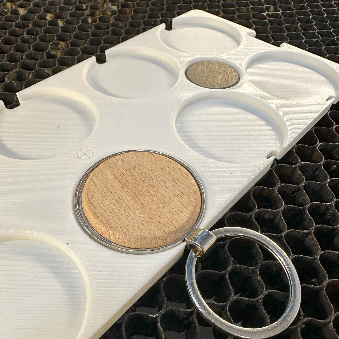 Circle Keychain Laser Engraving Jig