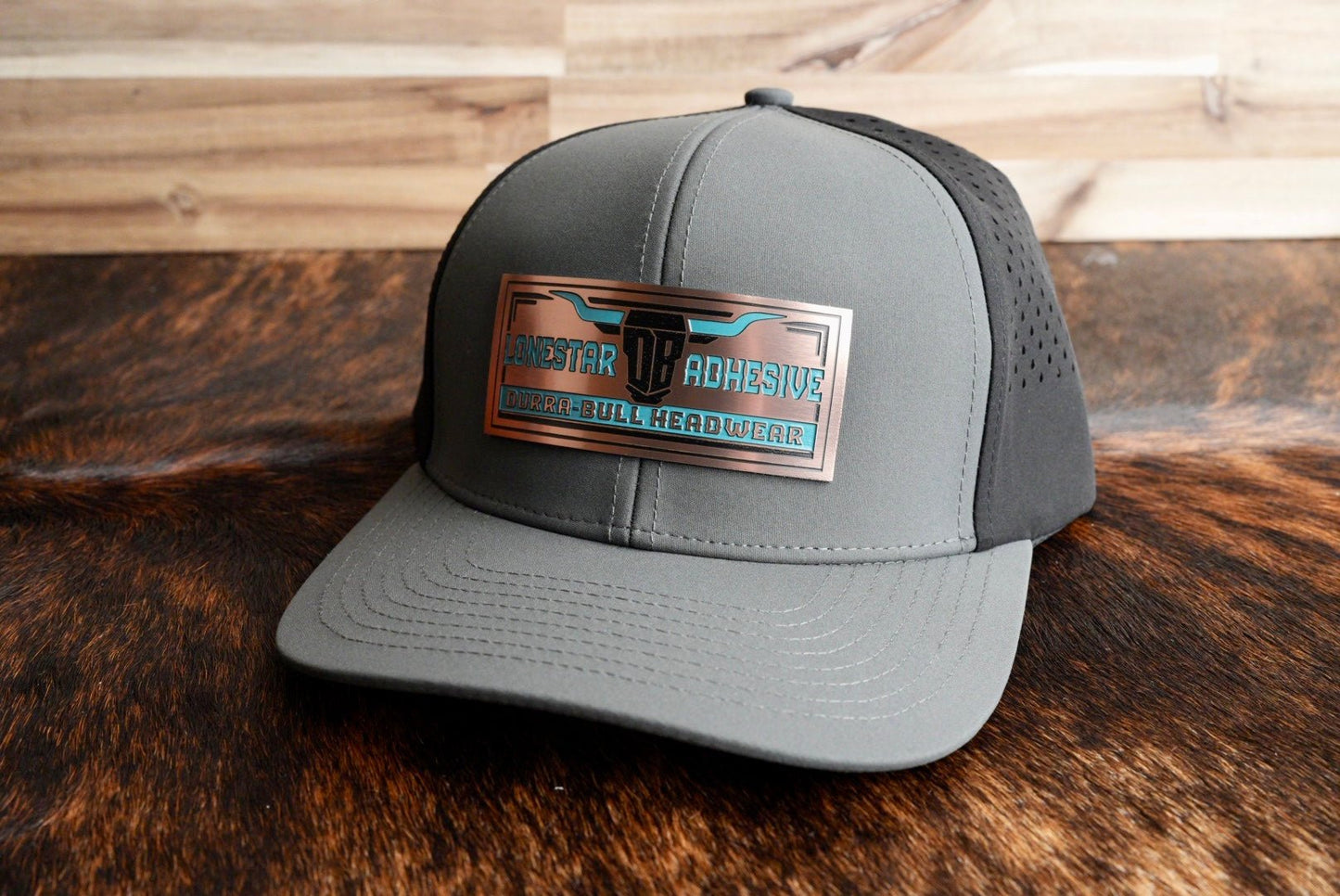 Acrylic: Copper / Black / Turquoise TriLayer Durra-Bull™ Laserable Panels (12"x24")