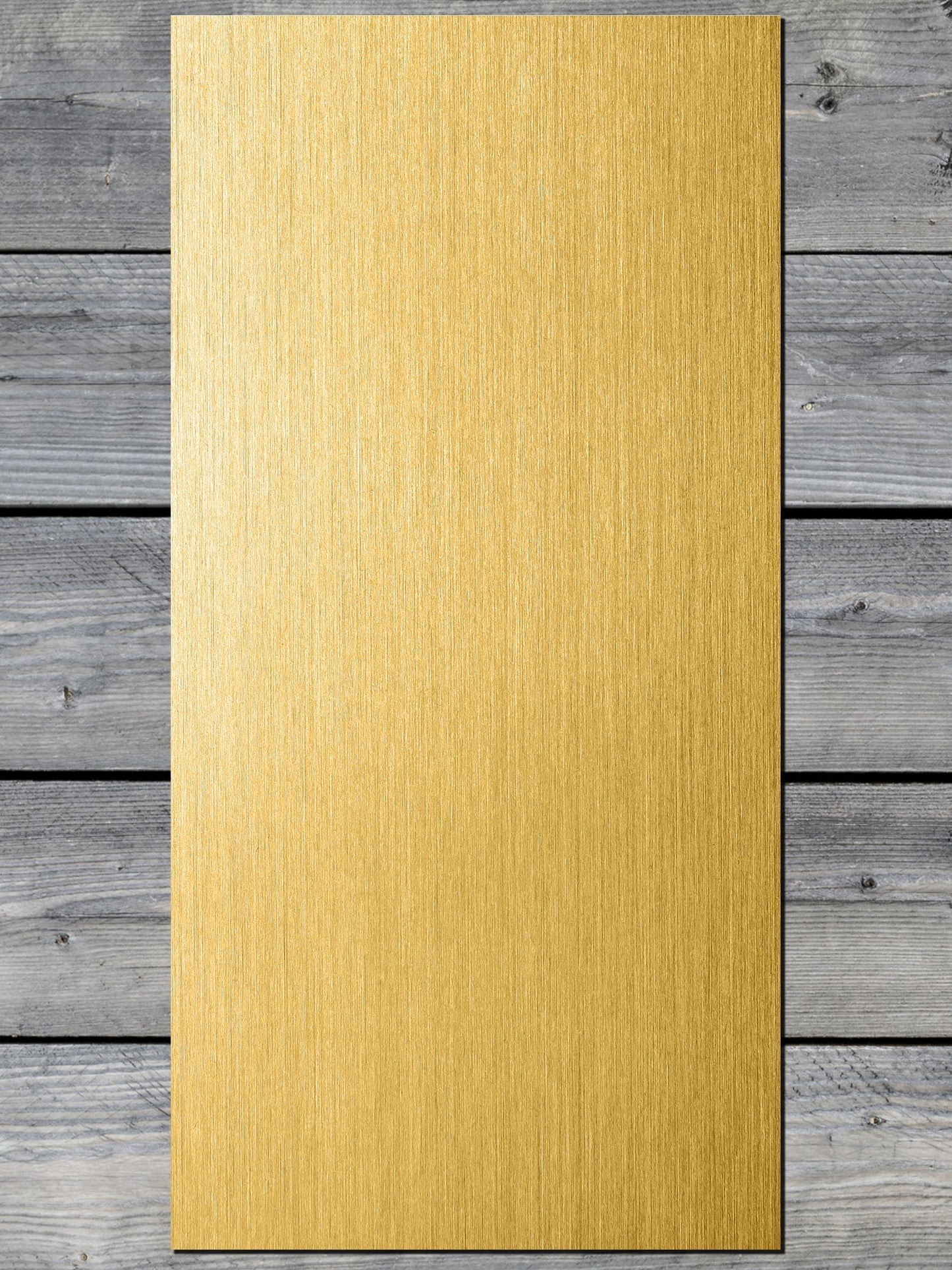 Acrylic: Brushed Antique Gold / Black Durra-Bull® Laserable Panels (12"x24")