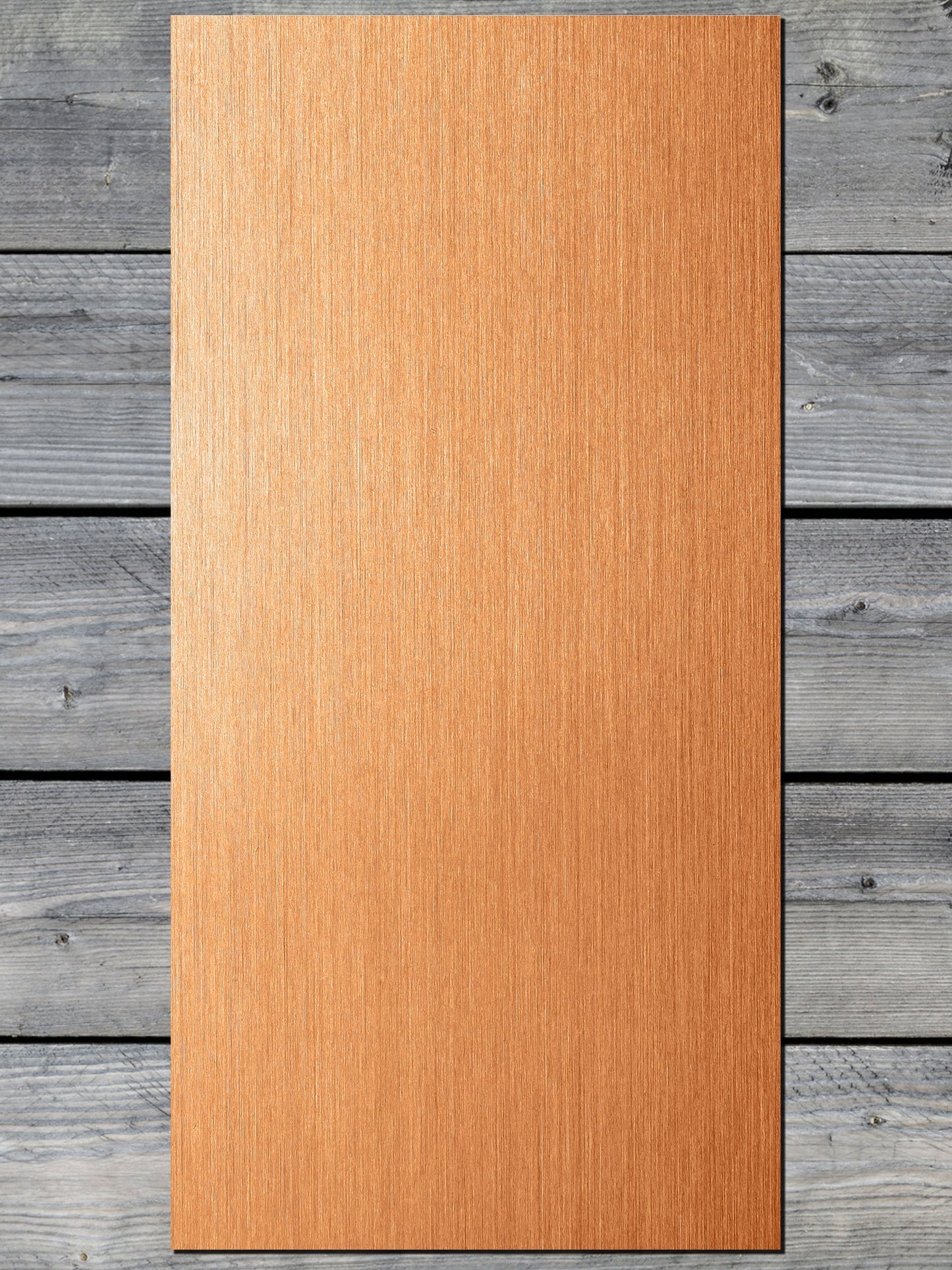 Acrylic: Brushed Copper / Black Durra-Bull® Laserable Panels (12"x24")