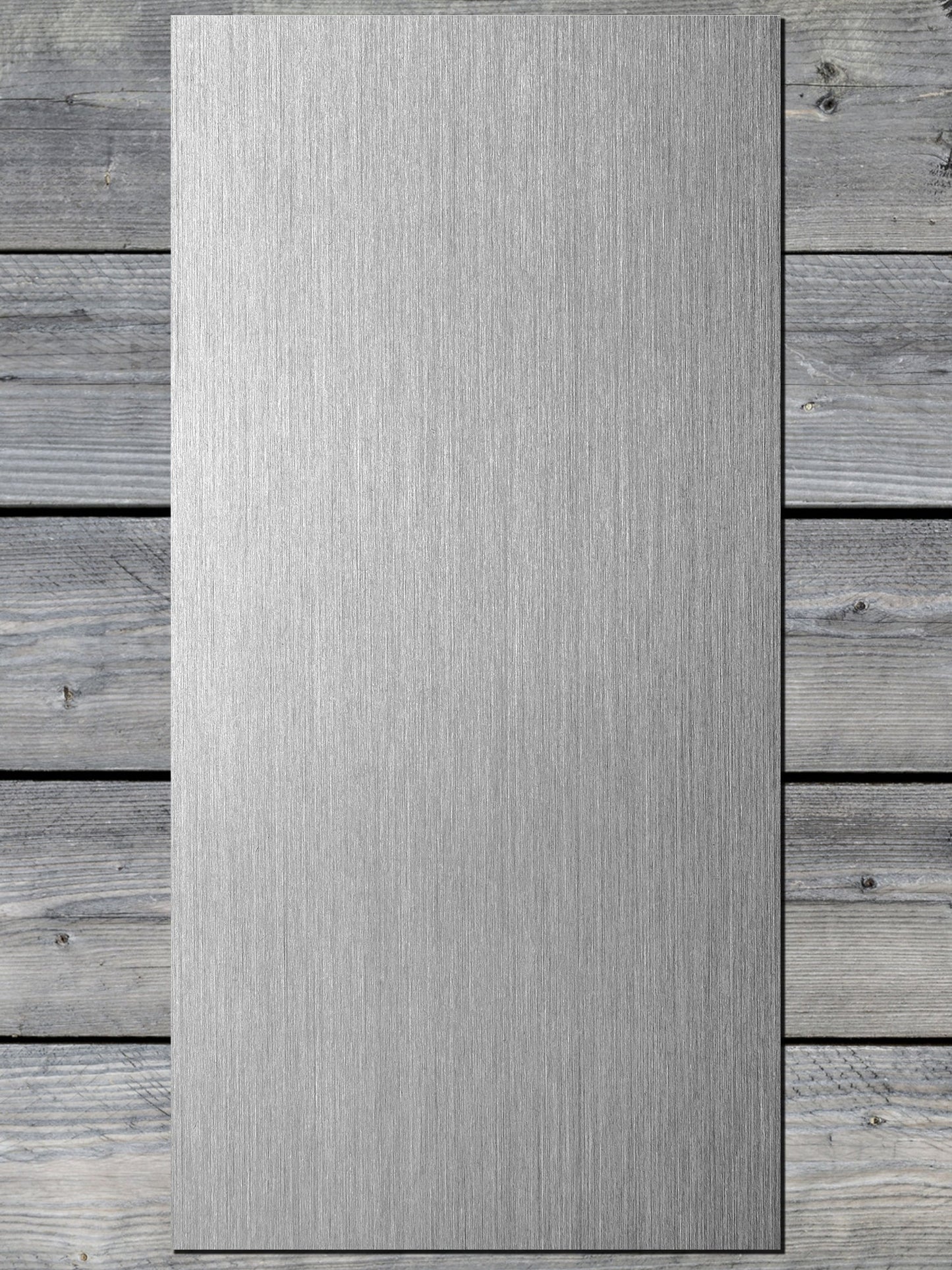 Acrylic: Brushed Stainless / Red Durra-Bull™ Laserable Panels (12"x24")