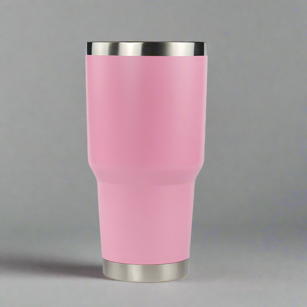 30oz Stainless Tumbler w/ Magnet Sliding Lid - Pink