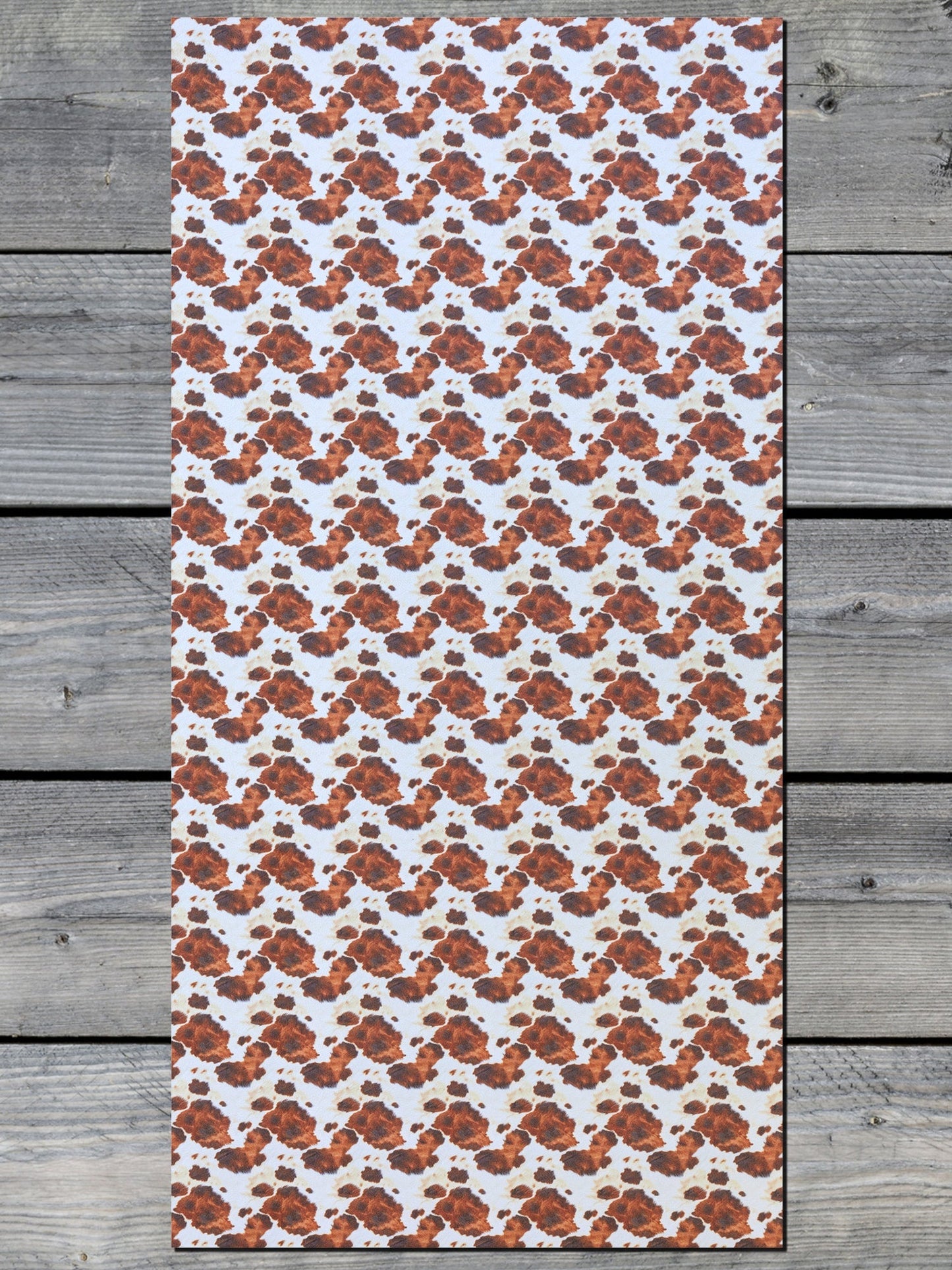 Cowhide / Black Durra-Bull Premium Leatherette® Sheets (12x24)