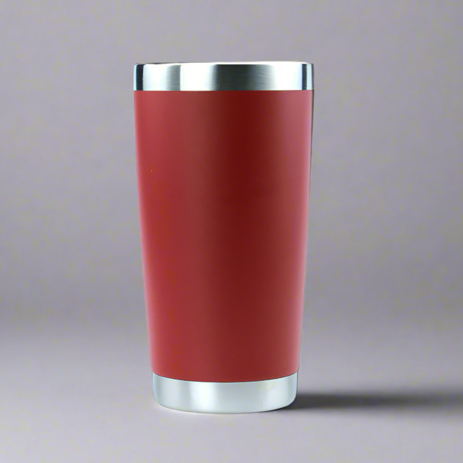 20oz Stainless Tumbler - Dark Red