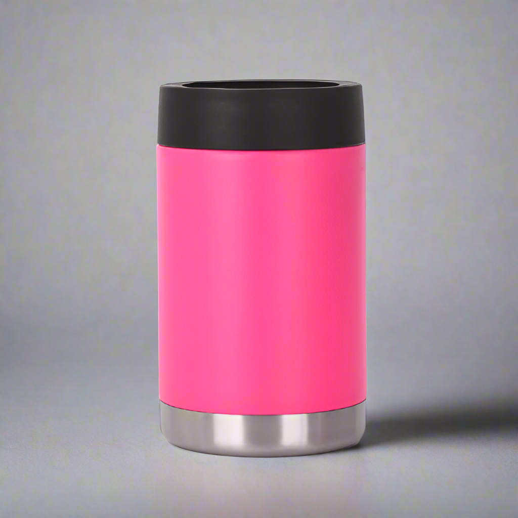 12oz Can Cooler - Hot Pink
