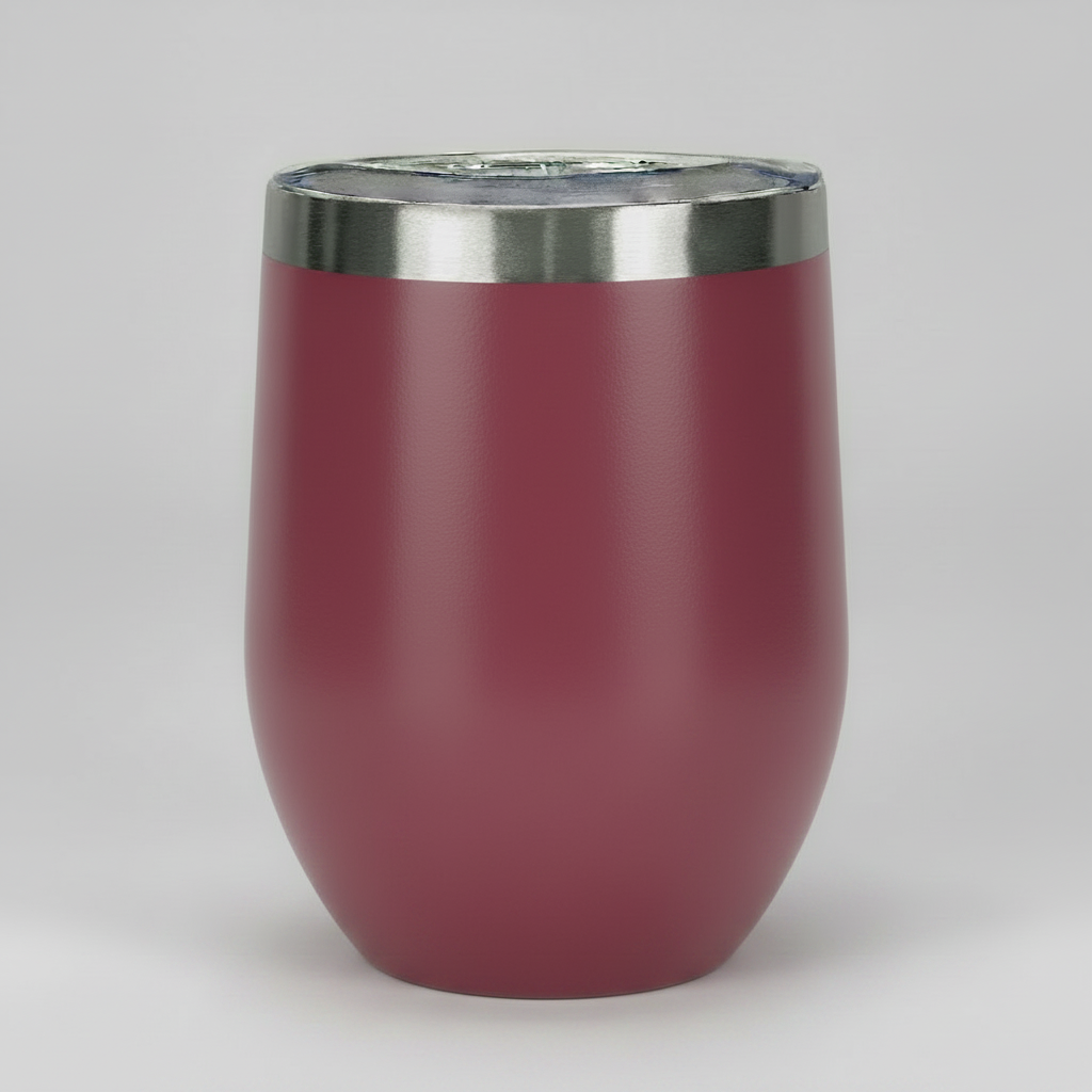 12oz Wine Tumbler - Maroon