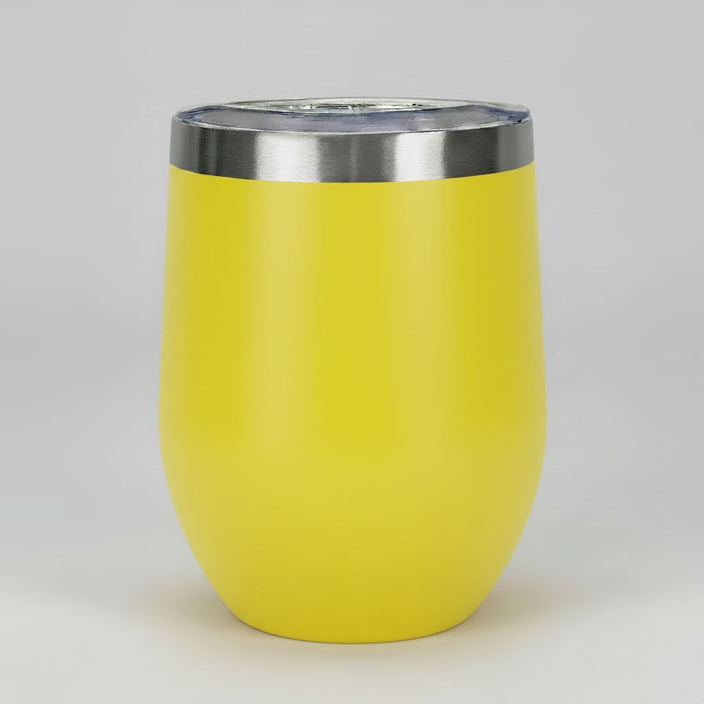 12oz Wine Tumbler - Yellow