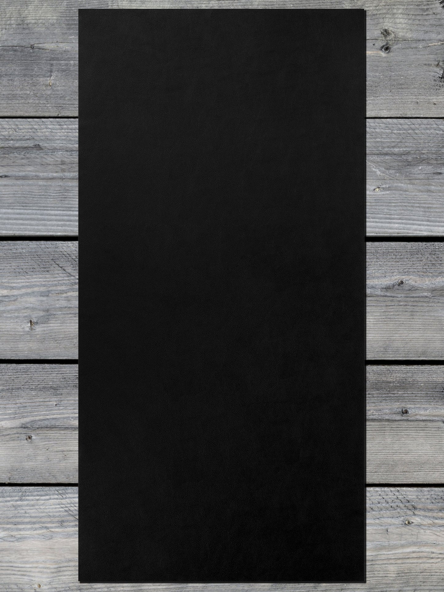 Glossy Black / Silver Durra-Bull Premium Leatherette® Sheets (12x24)