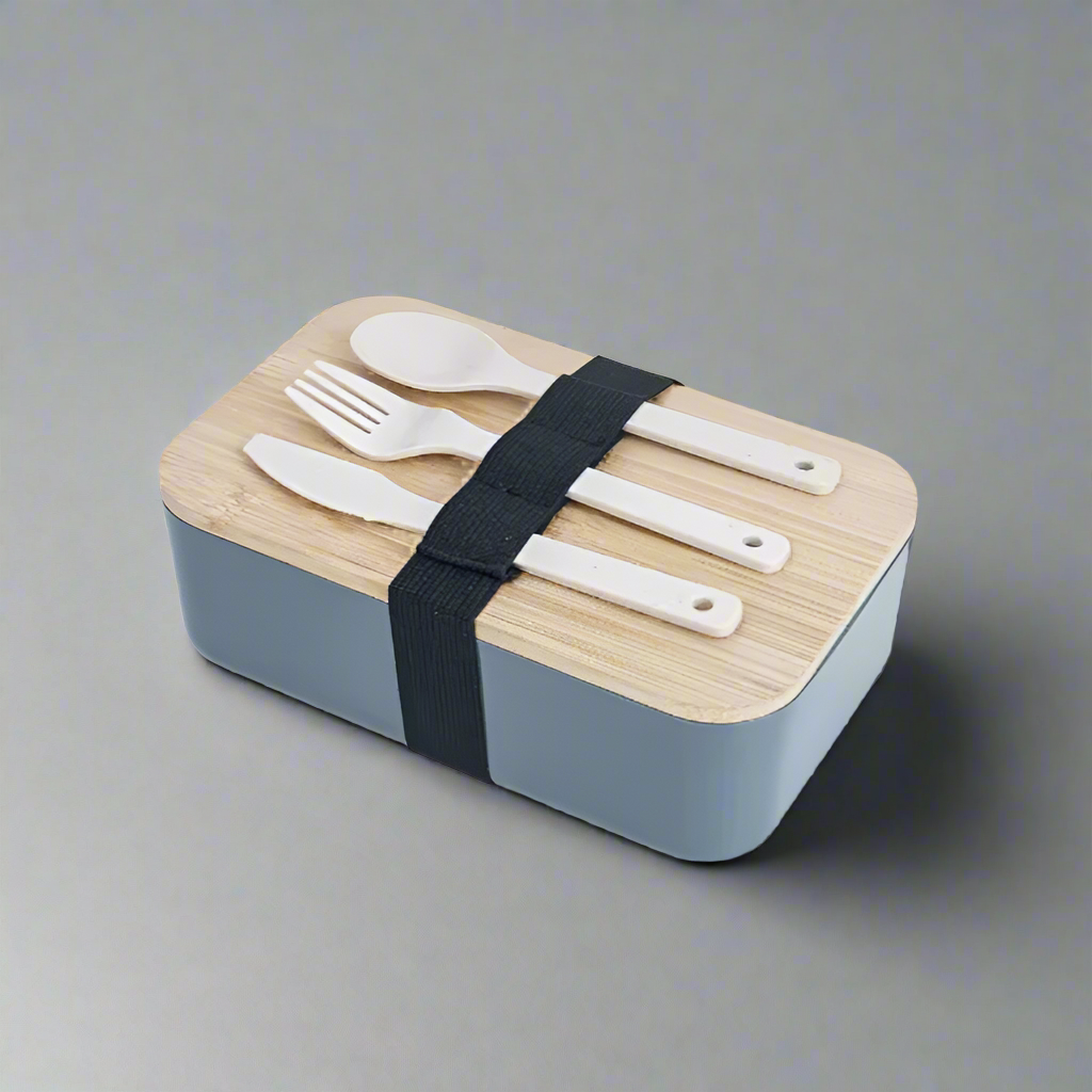 Bamboo Topped Bento Box - Single Layer