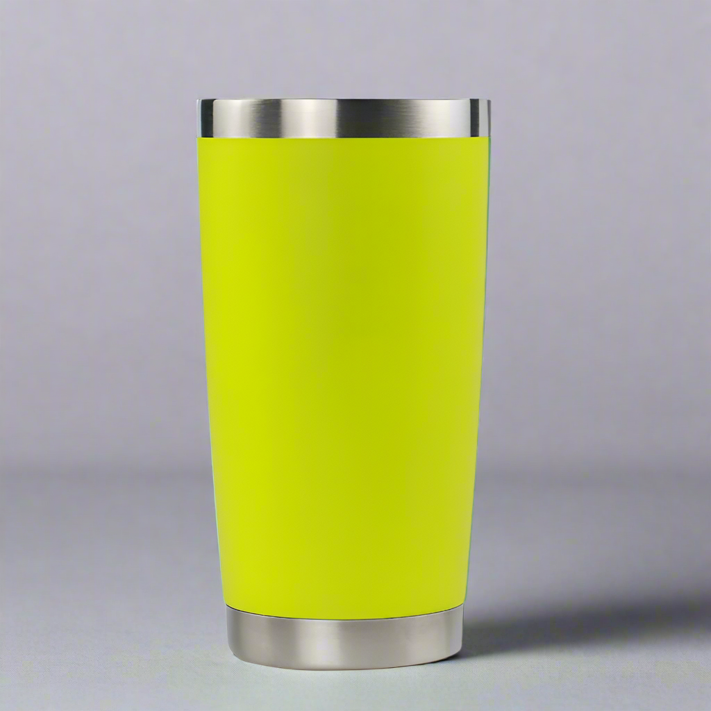 20oz Stainless Tumbler - Neon Green