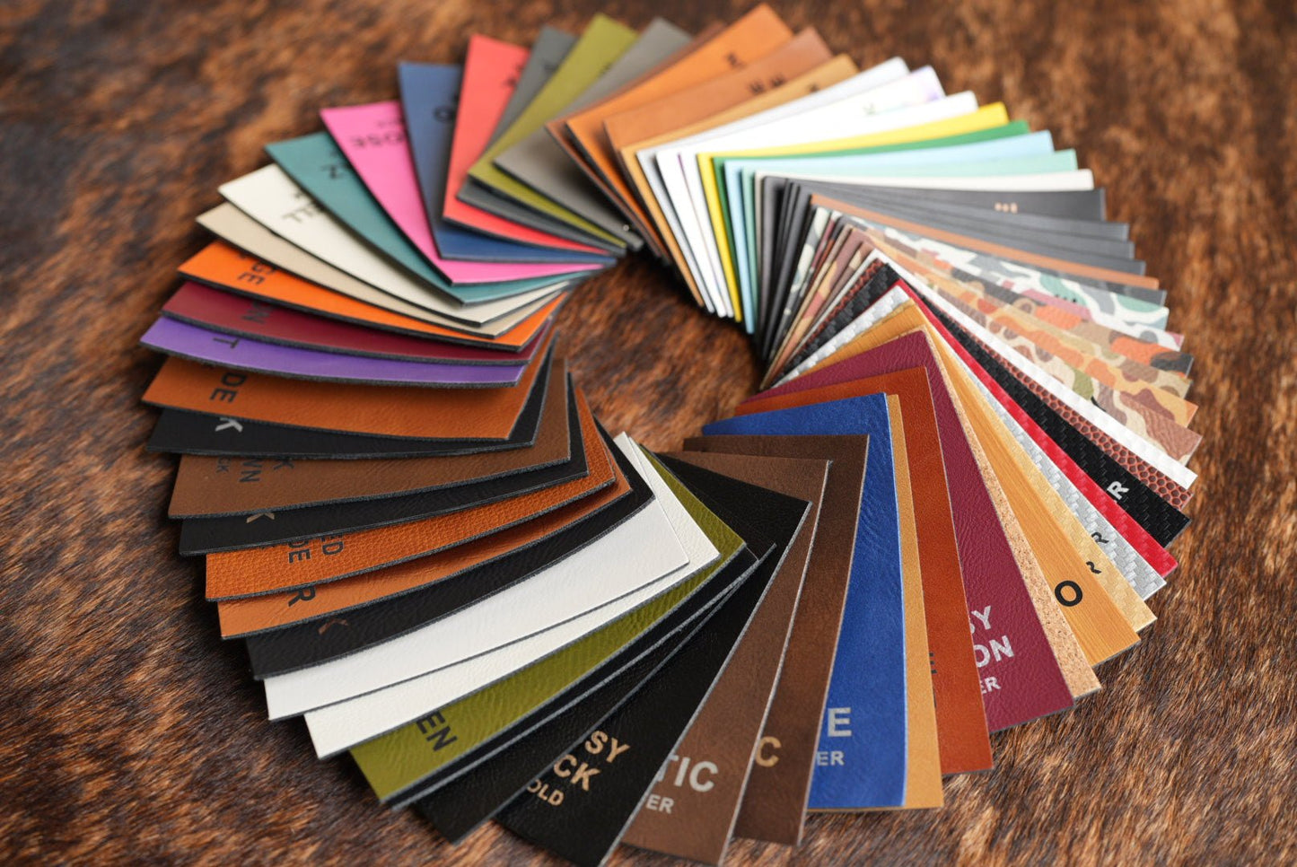 Sample Set of Durra-Bull Premium Leatherette® (2"x4")