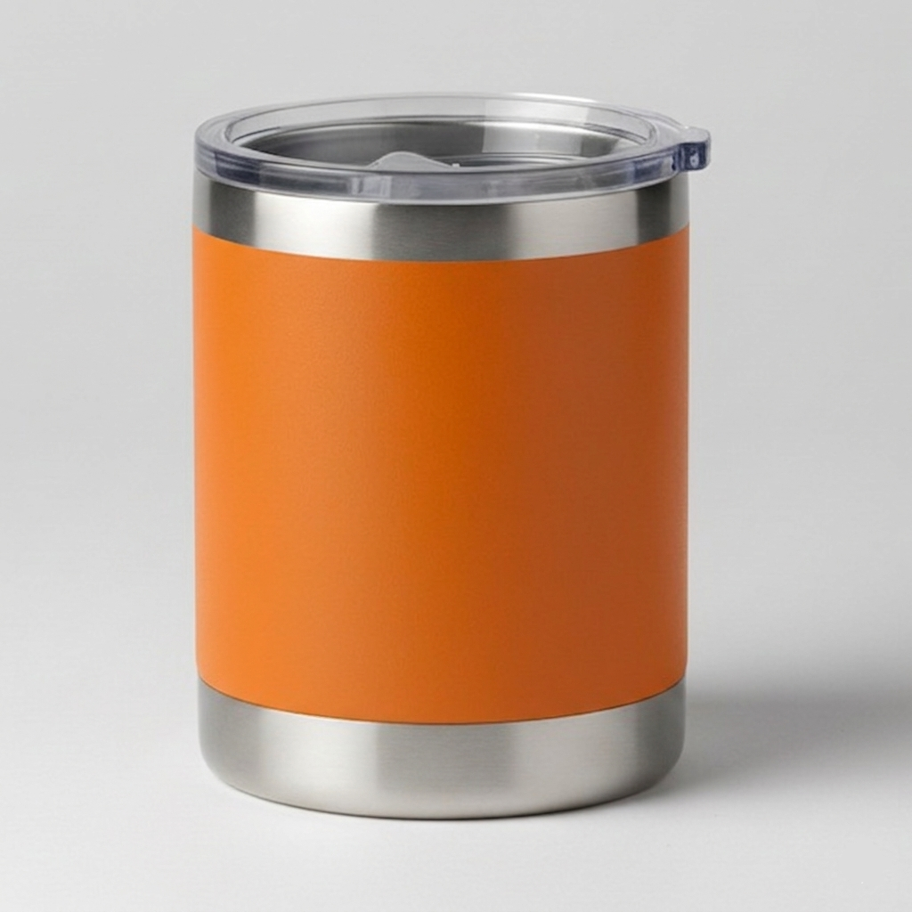 10oz Lowball Tumbler - Orange
