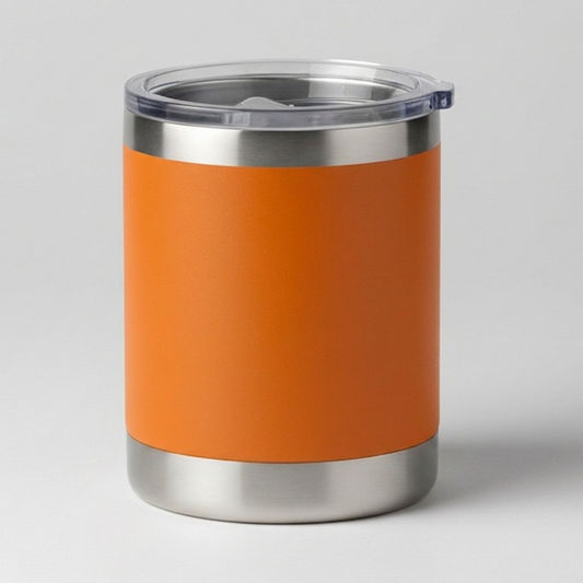 10oz Lowball Tumbler - Orange