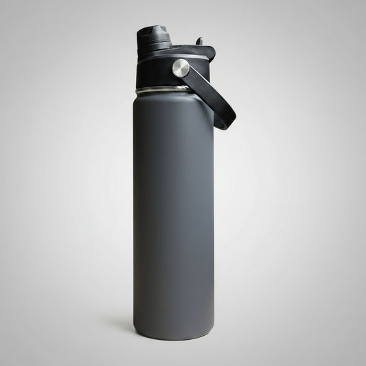 22oz Sports Water Bottle - Charcoal