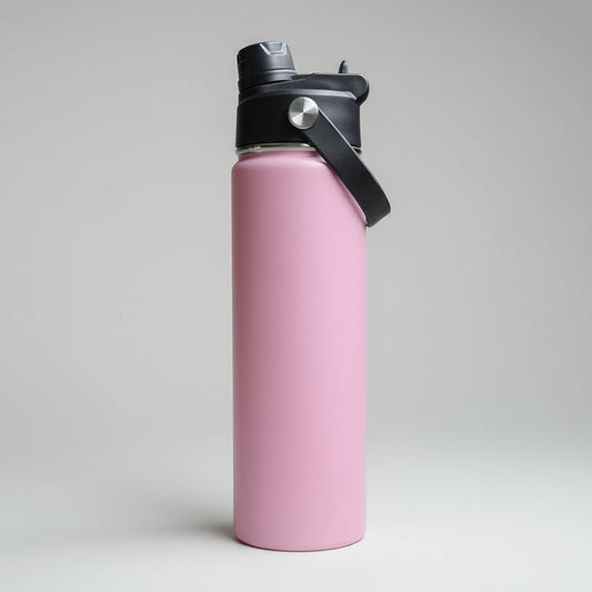 22oz Sports Water Bottle - Pink