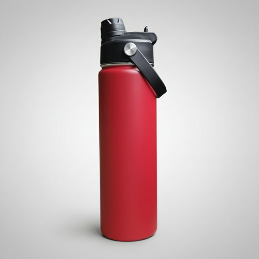 22oz Sports Water Bottle - Red