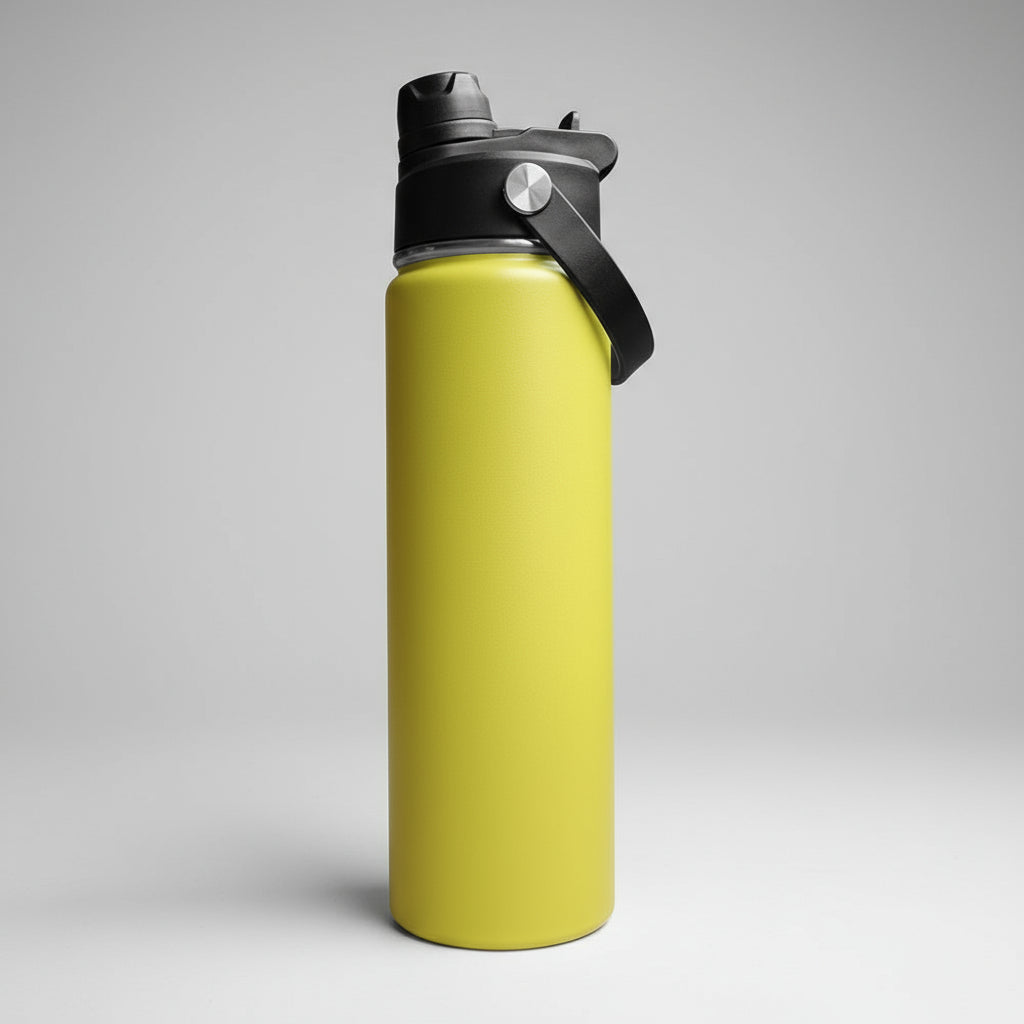 22oz Sports Water Bottle - Yellow