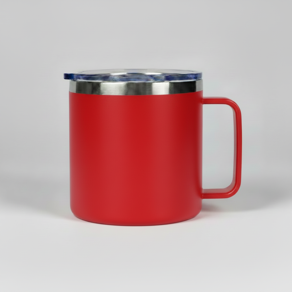 14oz Camping Mug - Red