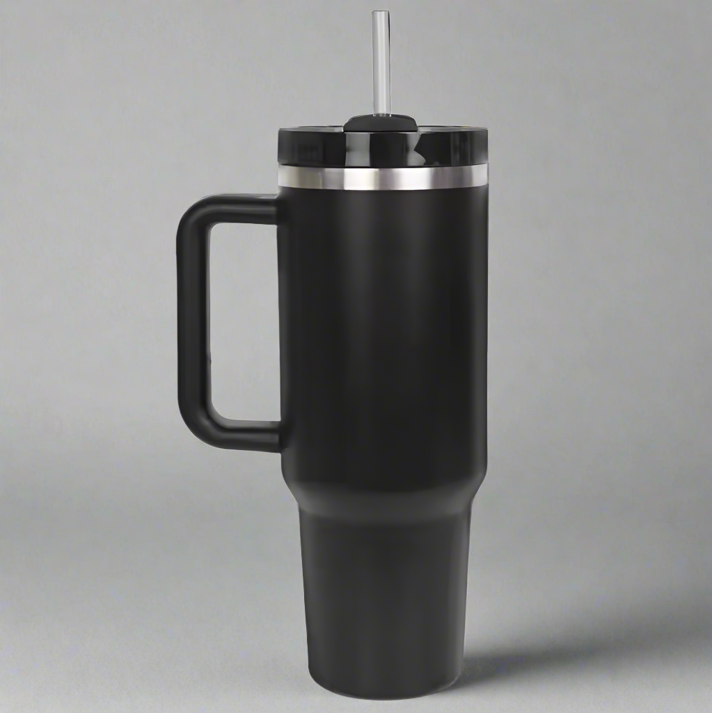 40oz Stainless Steel Tumbler - Black