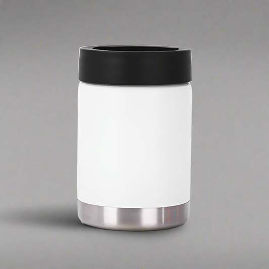 12oz Can Cooler - White