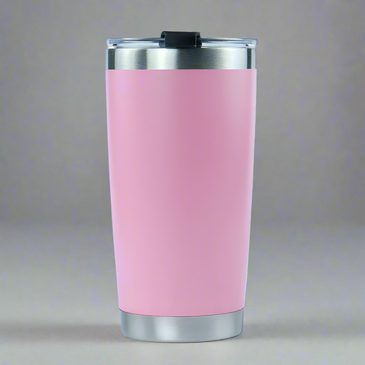 20oz Stainless Tumbler w/ Magnet Sliding Lid - Pink