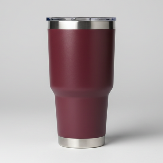 30oz Stainless Tumbler - Maroon