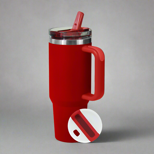 40oz Stainless Steel Tumbler - Red