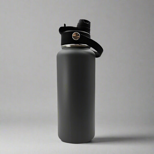 32oz Sports Water Bottle - Charcoal