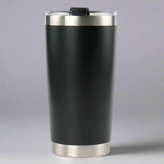 20oz Stainless Tumbler w/ Magnet Sliding Lid - Black