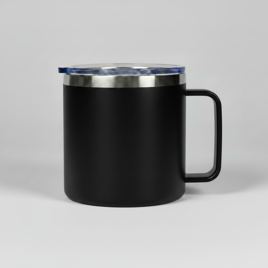 14oz Camping Mug - Black