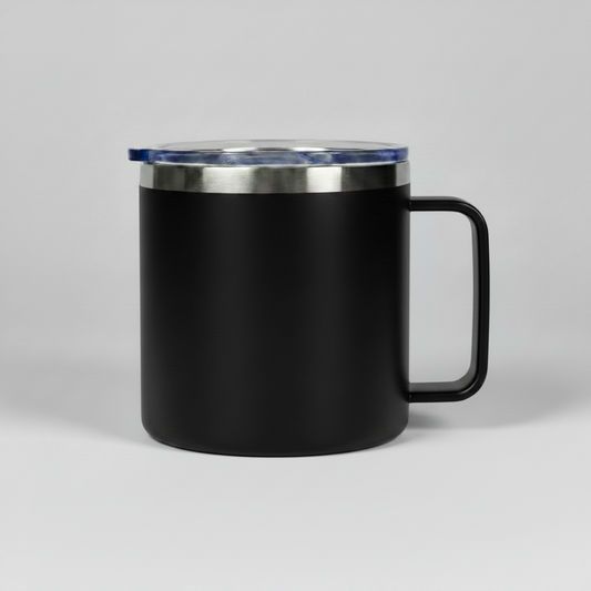 14oz Camping Mug - Black