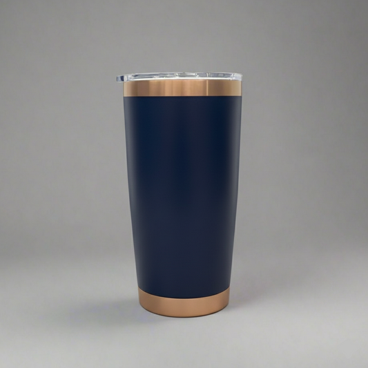 20oz Copper Plated Tumbler - Navy