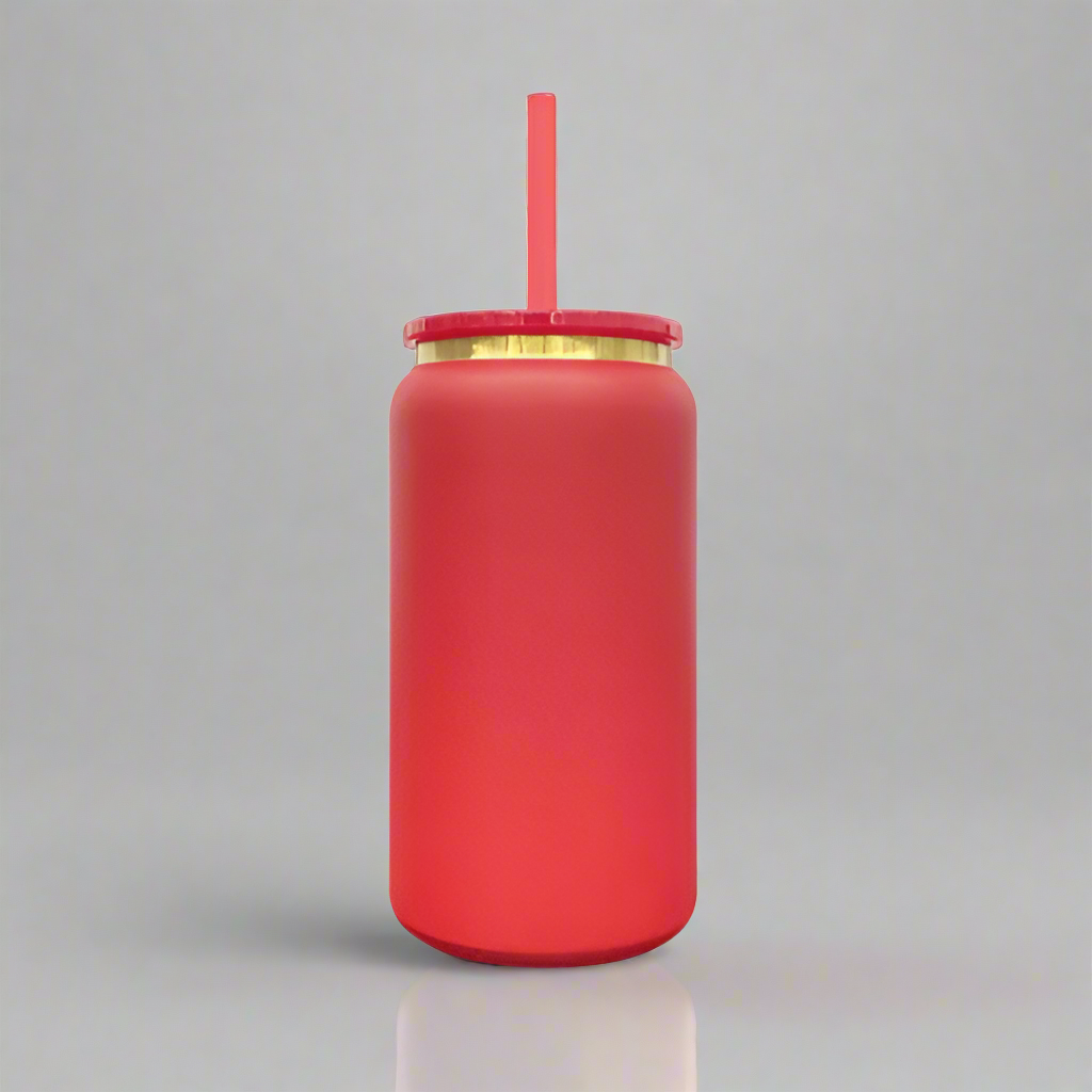 16oz Gold Plated Tumbler - Red