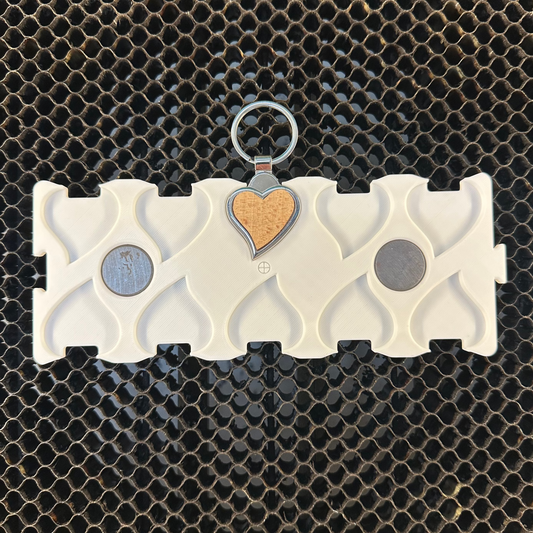 Heart Keychain Laser Engraving Jig