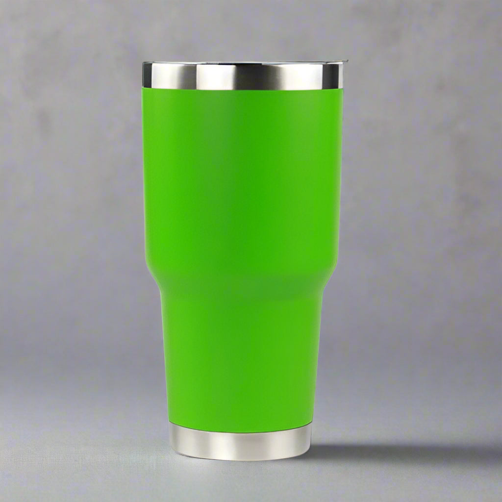 30oz Stainless Tumbler - Fruit Green