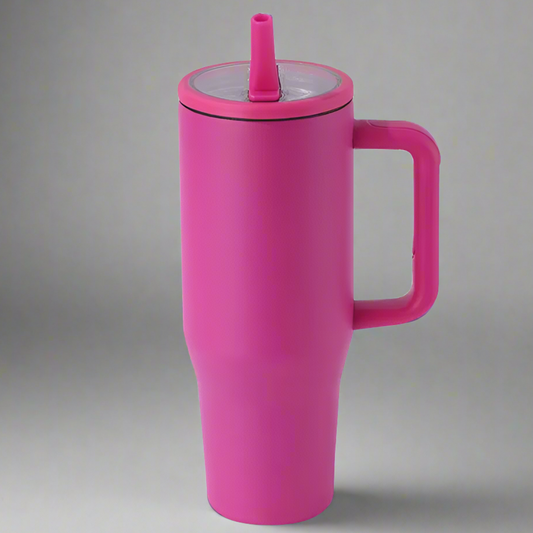 40oz Leakproof Tumbler - Hot Pink