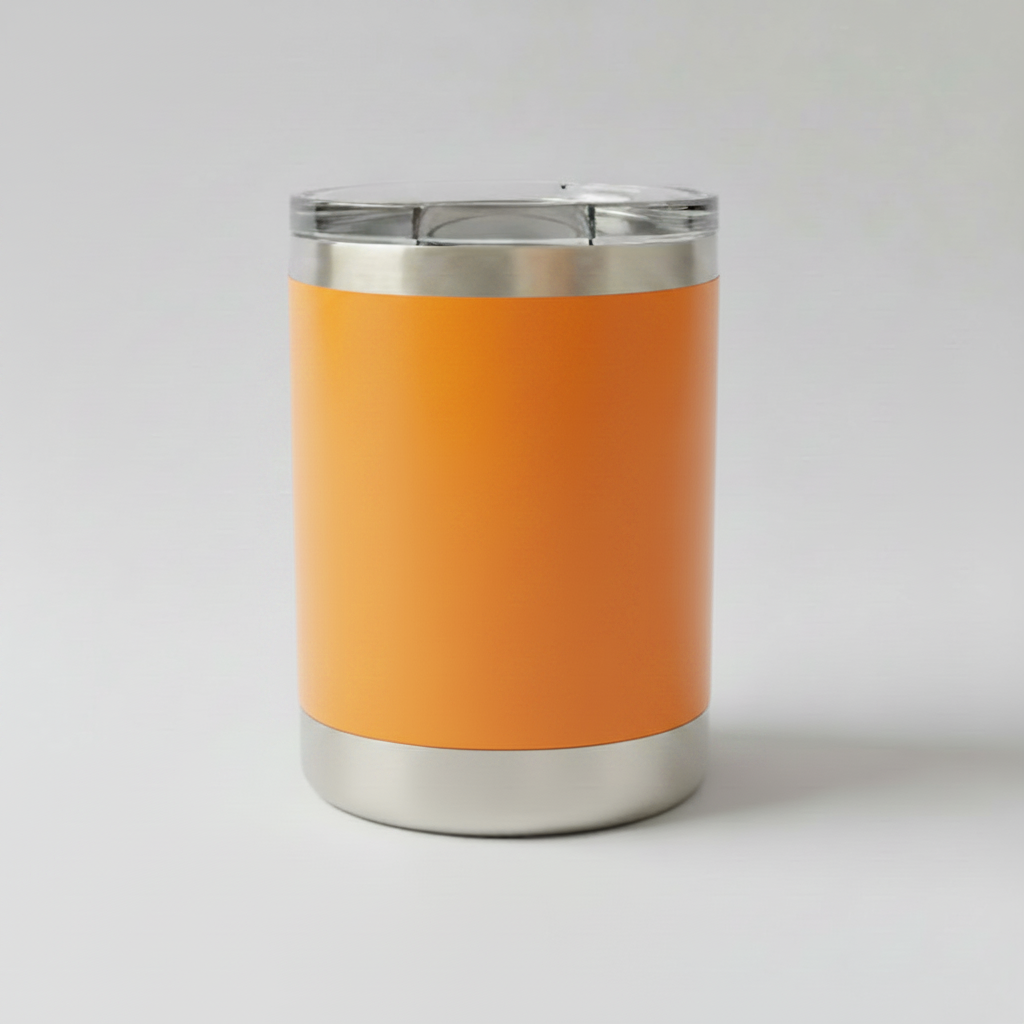 10oz Lowball Tumbler - Orange
