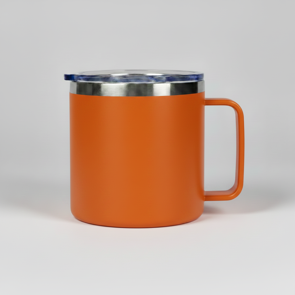 14oz Camping Mug - Orange