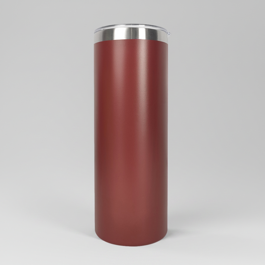 20oz Skinny Tumbler - Maroon