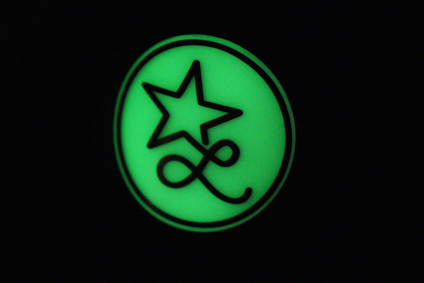 Acrylic: Black / Clear / Glow in the Dark TriLayer Durra-Bull™ Laserable Panels (12"x24")