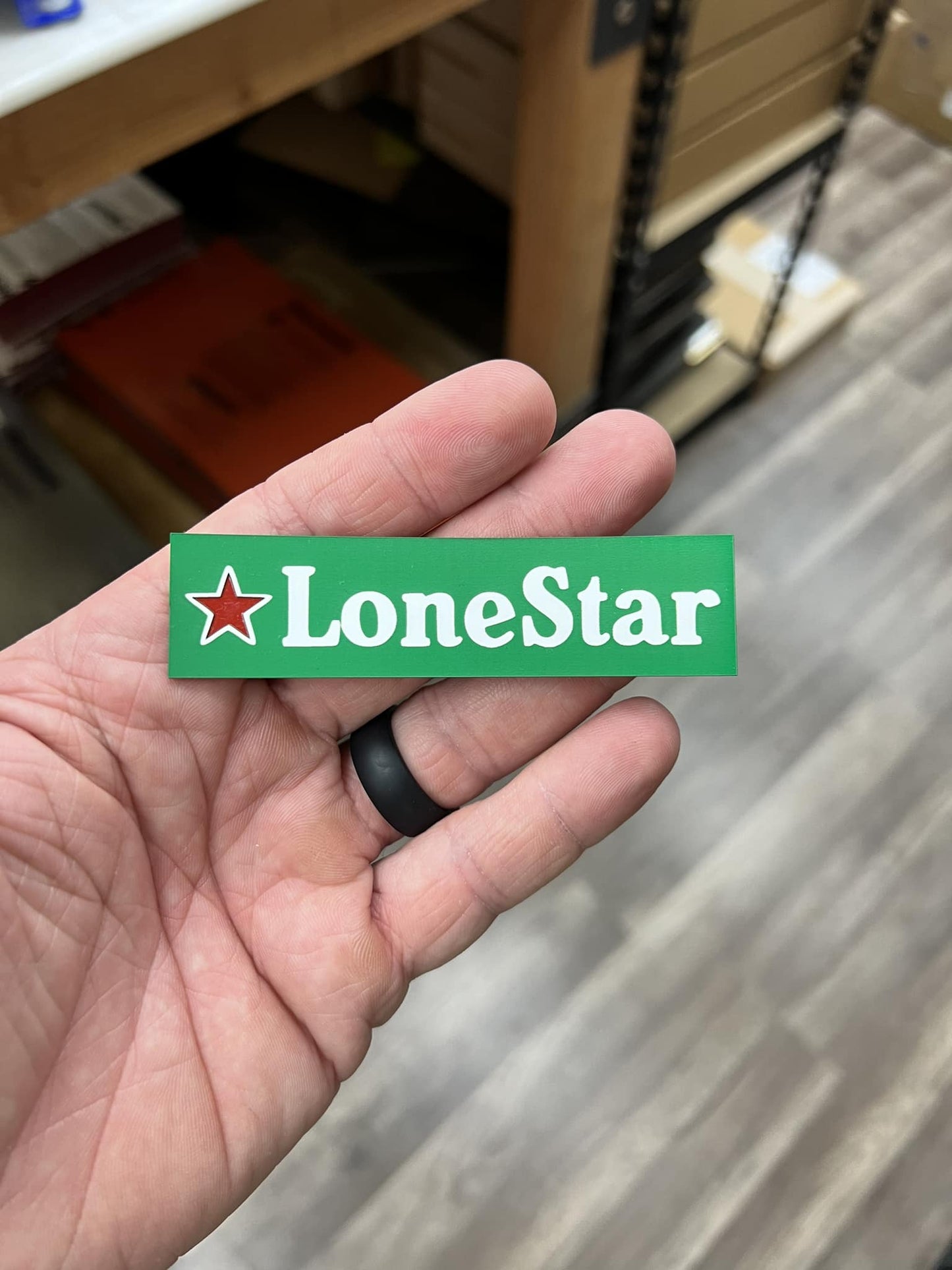 Acrylic: Self-Adhering White / Green / Red TriLayer Durra-Bull™ Laserable Panels (12"x24")